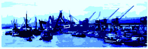 blauw